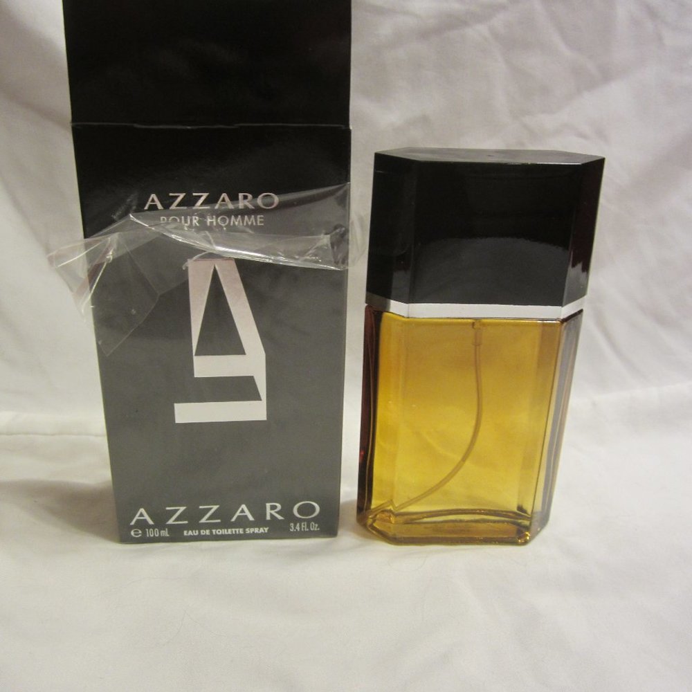 AZZARO POUR HOMME 3.4 FL OZ EAU DE TOILETTE SPRAY, NEW/OLD STOCK